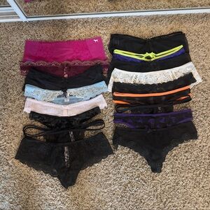 Bundle of 17 Assorted Victoria’s Secret & PINK Panties